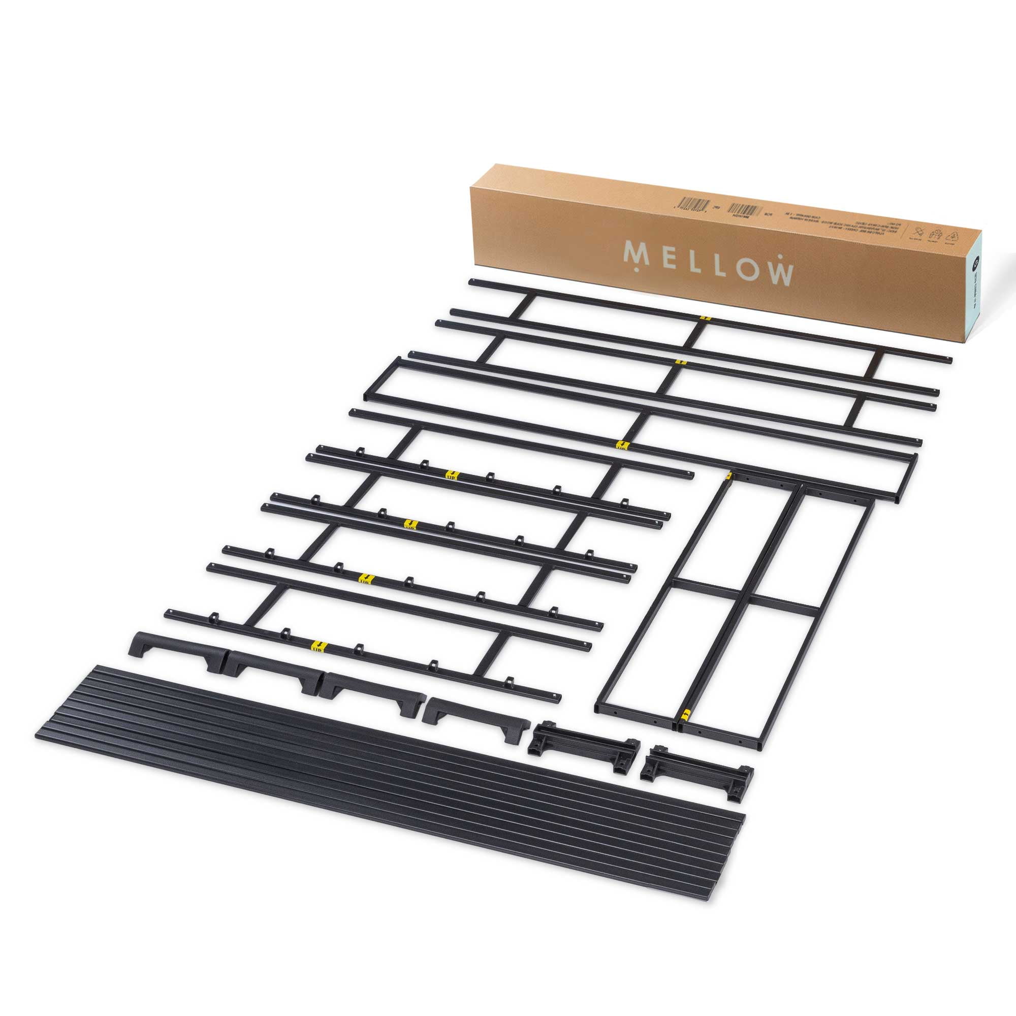Mellow 9" Box Spring, Heavy Duty Steel, Easy Assembly, Navy, Queen
