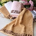 thumbnail image 5 of Walbest Ultra Absorbent Tiger Pattern Bamboo Fiber Bath Towel Home Washcloth Hand Towel, 5 of 7