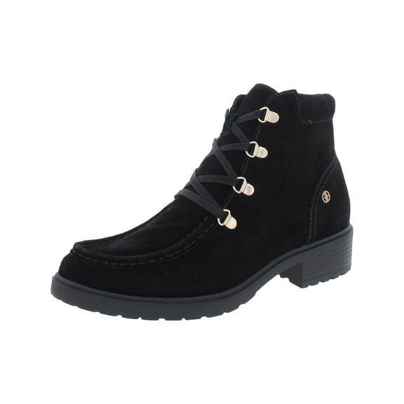 Giani Bernini Womens Bertey Suede Lace-Up Booties