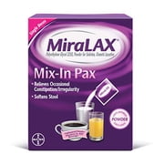 MiraLAX Single Dose 17g Packets 10 ct.(Pack of 2)