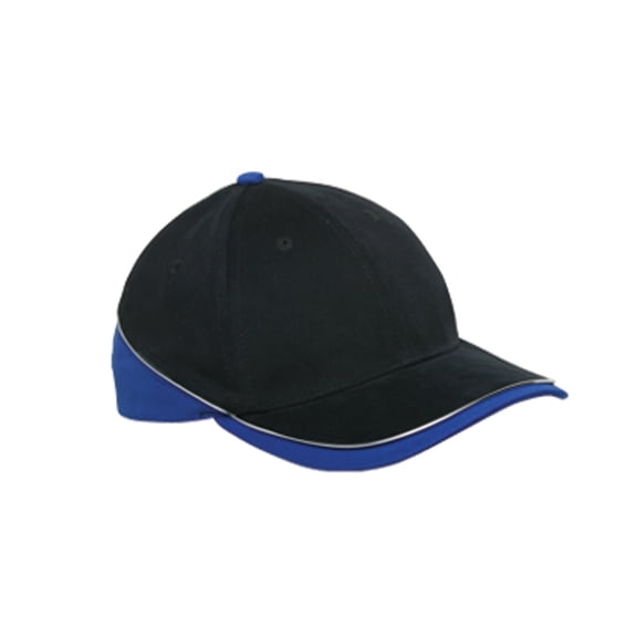 ImpecGear Cotton 6-Panel Unisex Adult Baseball Hat - Black/Royal