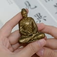 thumbnail image 6 of Small Handmade Shakyamuni Buddha Figurine, Brass, Meditation, Spiritual Wisdom, 6 of 6