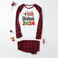 thumbnail image 2 of Penkiiy Family Christmas Pajamas Matching Sets Lounge Home Pjs Long Sleeve Shirts and Plaid Pants Xmas Holiday Pajama Outfits 2XL Black, 2 of 6