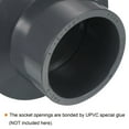thumbnail image 5 of Uxcell Reducer Pipe Fitting SCH80 Straight Coupling, Grey 4"x2-1/2" 1, 5 of 5