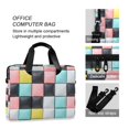 thumbnail image 4 of FORMRS 16" Laptop Bag Carrying Sleeve Case with Handle Travel Shoulder Briefcase, Gray Checkered Pattern, 4 of 8