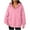 Pink, variant on Fleece Hoodies for Women Pullover Tops Long Sleeve Breathable Workout Sports Gym Athletic Active Casual Sweatshirts