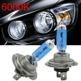 thumbnail image 3 of JunYeShi 2pcs Bright H7 100W 12V 6000K Gas Halogen Headlight White Light Lamp Bulbs, 3 of 6