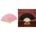 thumbnail image 1 of (2-Pack) Rinsvye Solid Fan Folding Teen Decorations 14 Party Wedding Hand Dance Tissue Pom Poms Held Silk Pattern Color Thank You for Your Service Banner Tools & Home Improvement, 1 of 4