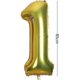 thumbnail image 3 of Number 1 Inflatable Balloon for 1st Birthday Decoration Gold, 3 of 5
