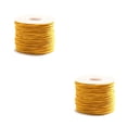 thumbnail image 2 of Maoww 0.8mm Polyester Beading String DIY Craft Knotting Cord For Bracelet Cored Elastic Rope DIY Accessories yellow 2Set, 2 of 6