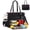 Black-purple, variant on LOVEVOOK Lunch Bag, Tote Bag for Women with Insulated Lunch Compartment, Laptop Bag with Large Capacity & Cup Holder, Work Tote for Teacher, Nurse, Travel, College, Daily, 15.6 Inch