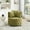 khaki, variant on ARCTICSCORPION Velvet Upholstered Swivel Chair, Modern Accent Chair Arm Chair with 4 Movable Wheels, 3 Pillows, Button Tufted for Living Room Office, Green
