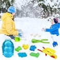 thumbnail image 2 of Kit para hacer bolas de nieve HUOGUO, juguetes de nieve de invierno para niños, 10 unidades, 2 of 5
