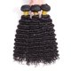thumbnail image 3 of Extensiones de cabello brasileño ondulado profundo, cabello humano virgen Remy, 3 piezas, 24, 26 y 28 pulgadas, color negro natural., 3 of 5