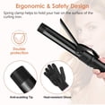 thumbnail image 3 of Duomishu Curling Iron 6in1 Hair Curler Set Instant Heating 6 Interchangeable Ceramic Barrels Hair Curling Wands, 3 of 10