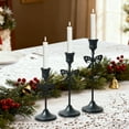 thumbnail image 6 of Elainilye Candlestick Holder Set 3 Pieces Bow Design Table Decoration for Romantic Dinner Home Holiday Festive Decor, 6 of 6