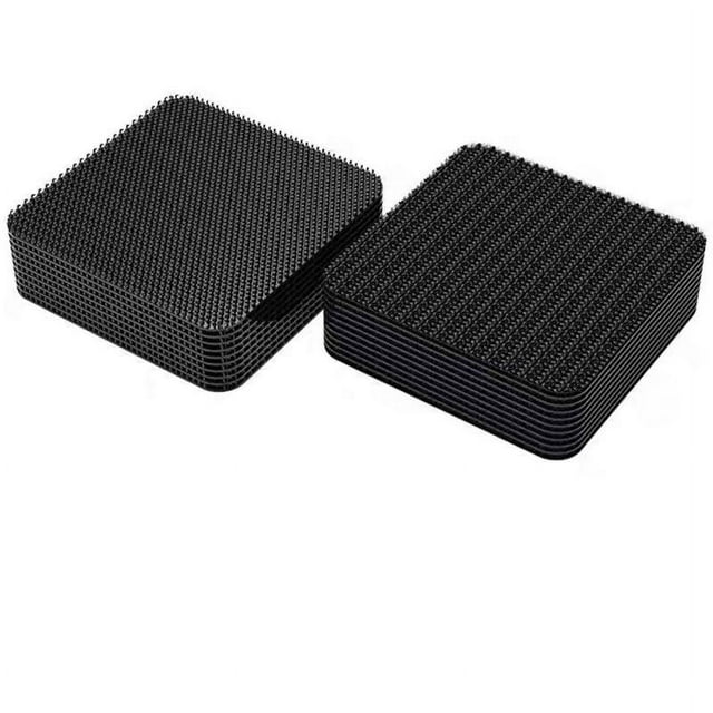 Adhesive Fastener Tape Invisible Fixing Patch For Car Floor Mats Buckle Anti Slip High-Temperature Resistant Glue Magic Paste 1526692-50X50mm 10 pairs