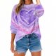 thumbnail image 3 of Uootdi Valentine's Day Sweatshirt for Women Crew Neck Love Heart Printed Graphic Sweatshirts Casual Holiday Long Sleeve Graphic Tee Tops Gift, 3 of 9