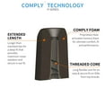 thumbnail image 4 of Comply Foam Ear Tips Designed for NuForce ISOtunes PRO Q-Jays Etymotic Research Westone & Shure Medium 3 Pairs Black - Memory Foam Earbud Tips Earbud Replacement Tips Made in the USA, 4 of 5