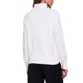thumbnail image 3 of Suéter de cuello alto INSPIRE CHIC para mujer, de manga larga, casual, de punto, XS, blanco, otoño-invierno, 3 of 6