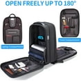 thumbnail image 2 of FENRUIEN  Expandable Hard Shell Water Resistant USB Charging Port 15.6 Inch Gaming Laptop Backpack Black, 2 of 7