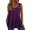A-Dark Purple2355, variant on Womens Tank Tops V Neck O Ring Strap Floral Print Blouses Flowy Lightweight Sleeveless Tops