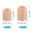 thumbnail image 2 of Sewing Thimble, Finger Protector for Hand Sewing Craft DIY Sewing Tools, Rose Gold, 2 Sizes, 8 PCS, 2 of 6