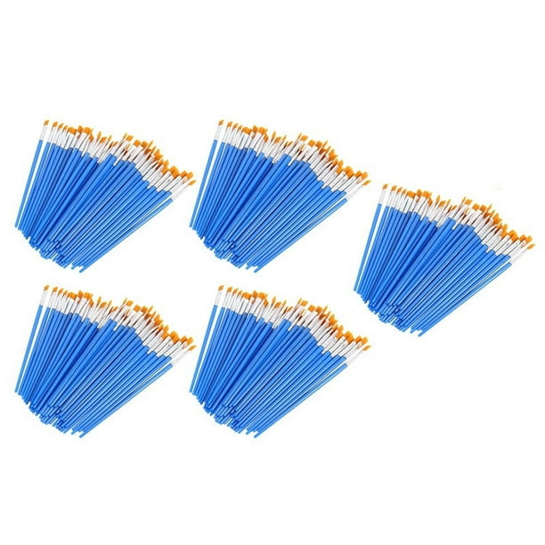 Juego de Pinceles 250 Piezas Niños Nylon Cabello Plano Pequeño Aceite Acuarela Artista Kits