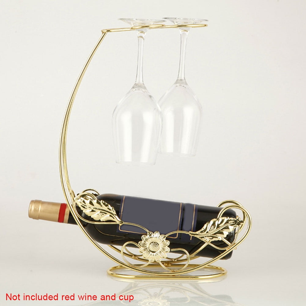 Storage Metal Iron Bracket Wine Rack Kitchen European Style Stand
