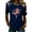 Dark Blue, variant on Womens 4th of July Shirts 250 Anniversary USA Graphic Tee American Flag Print Crewneck Patriotic Summer Festival Top
