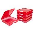 thumbnail image 1 of Storex 12x12 Classroom Student Project Box, Tint Red, Case of 5, 1 of 3