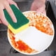 thumbnail image 3 of Esponjas de limpieza de cocina, paquete de 20 almohadillas ecológicas antiarañazos para fregar platos, esponjas de fregar, 3 of 7