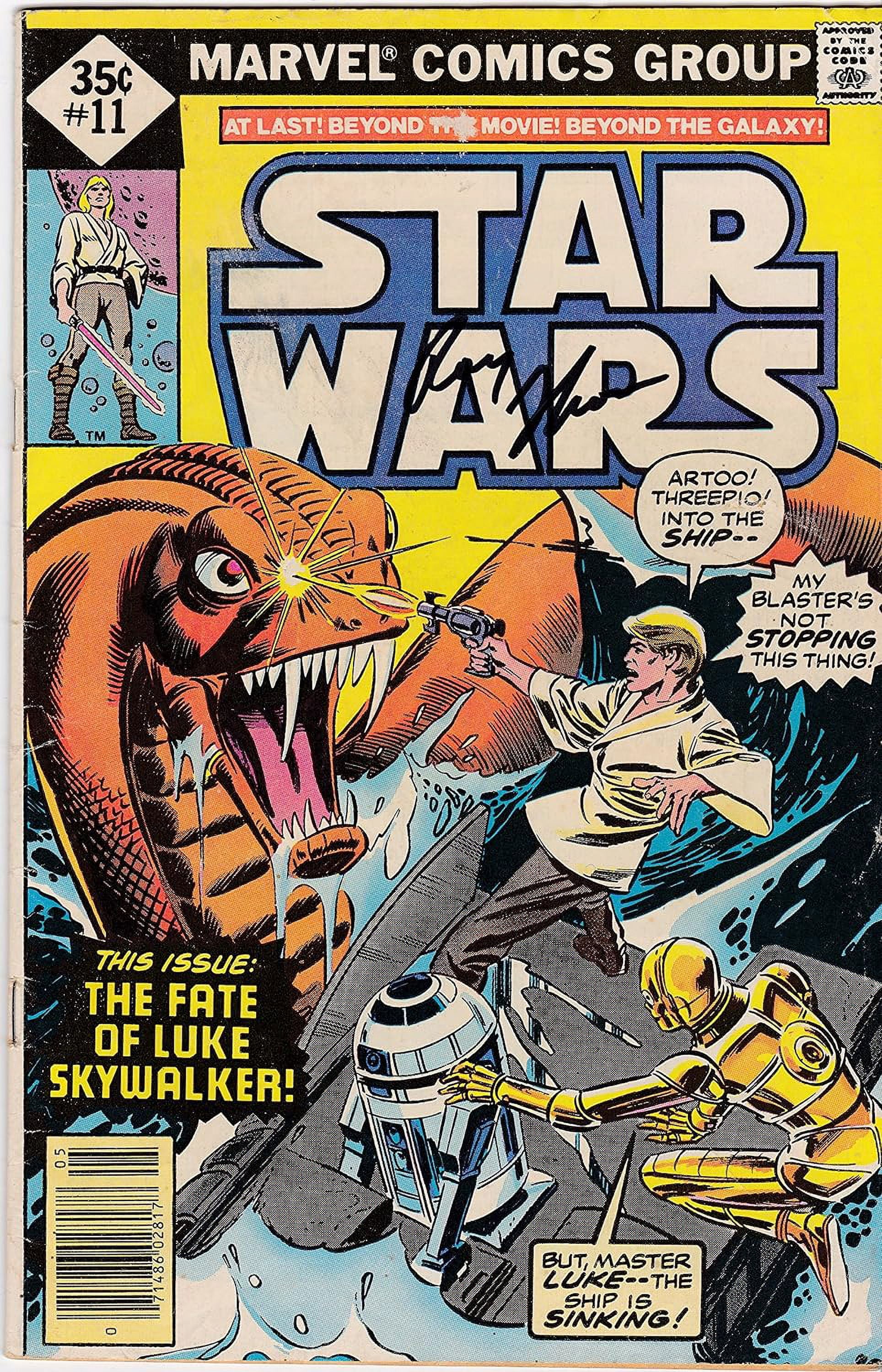 Marvel 1977 Star Wars #11 Signed by Roy Thomas