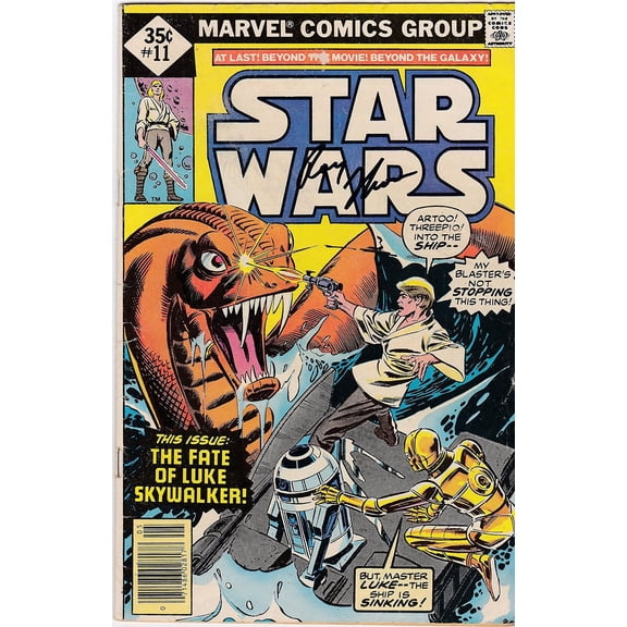 Marvel 1977 Star Wars #11 Signed by Roy Thomas