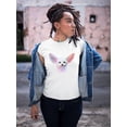 thumbnail image 2 of Soft Watercolor Fennec Fox T-Shirt Women -Image by Shutterstock, Female Small, 2 of 4