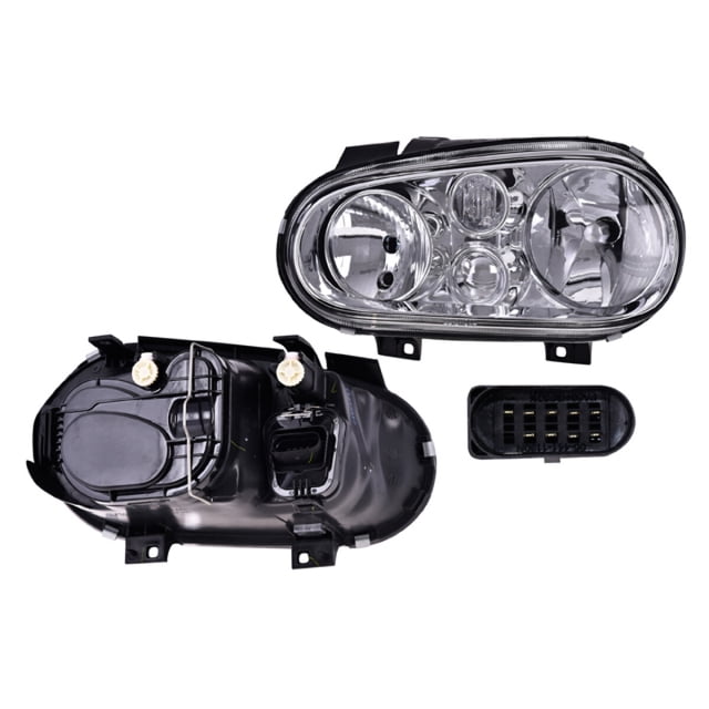 Faro Eléctrico DEPO para Volkswagen Golf 2000 A 2007 Izquierdo Con base Sin faro niebla