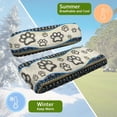 thumbnail image 5 of Uorisanigo Golf Seat Cushion Easy to Install Golf Cart Seat Cushion Pad Aztec Geometric Dog Paw Anti-Scratch Golf Cart Cushions Front Seat Golf Cart Accessories for Most 2 Passenger Club Car, 5 of 7