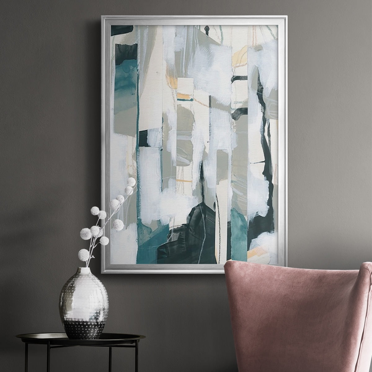 Sea Cavern Strata I Premium Framed Print, in Gold, Black, or Silver - Ready to Hang