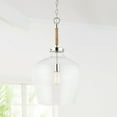 thumbnail image 3 of 9F371A Austin Allen Boland - 1 Light Pendant In Urban and Industrial Style-25 Inches Tall and 14 Inches Wide-Polished Nickel Finish    -Traditional, 3 of 6