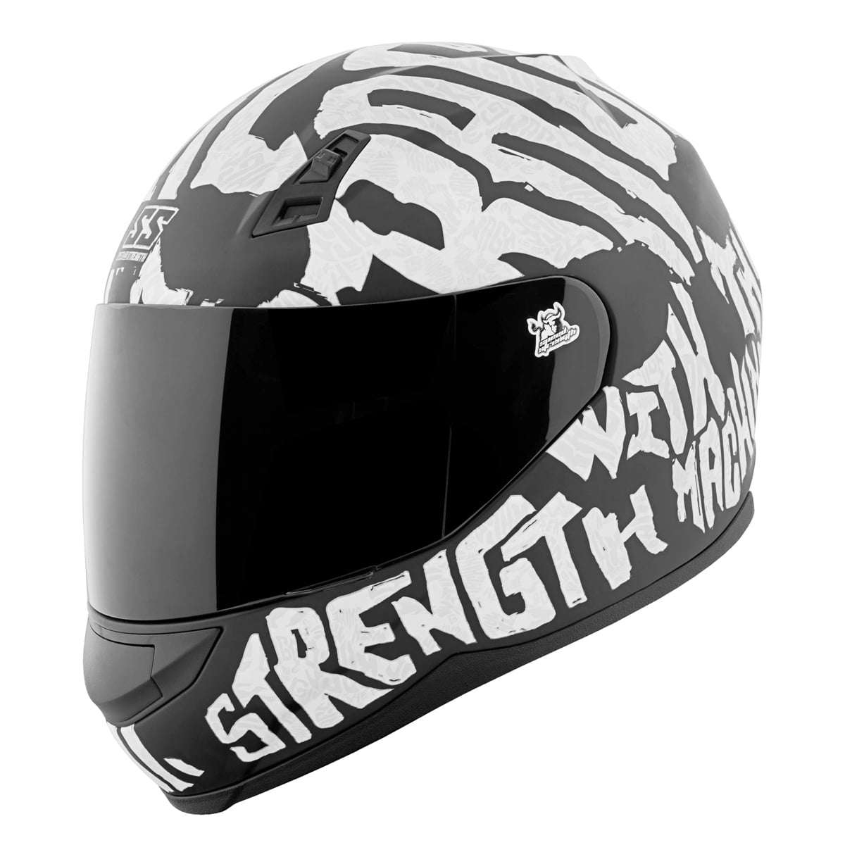 Speed & Strength SS700 Rage with the Machine Motorcycle Helmet Black