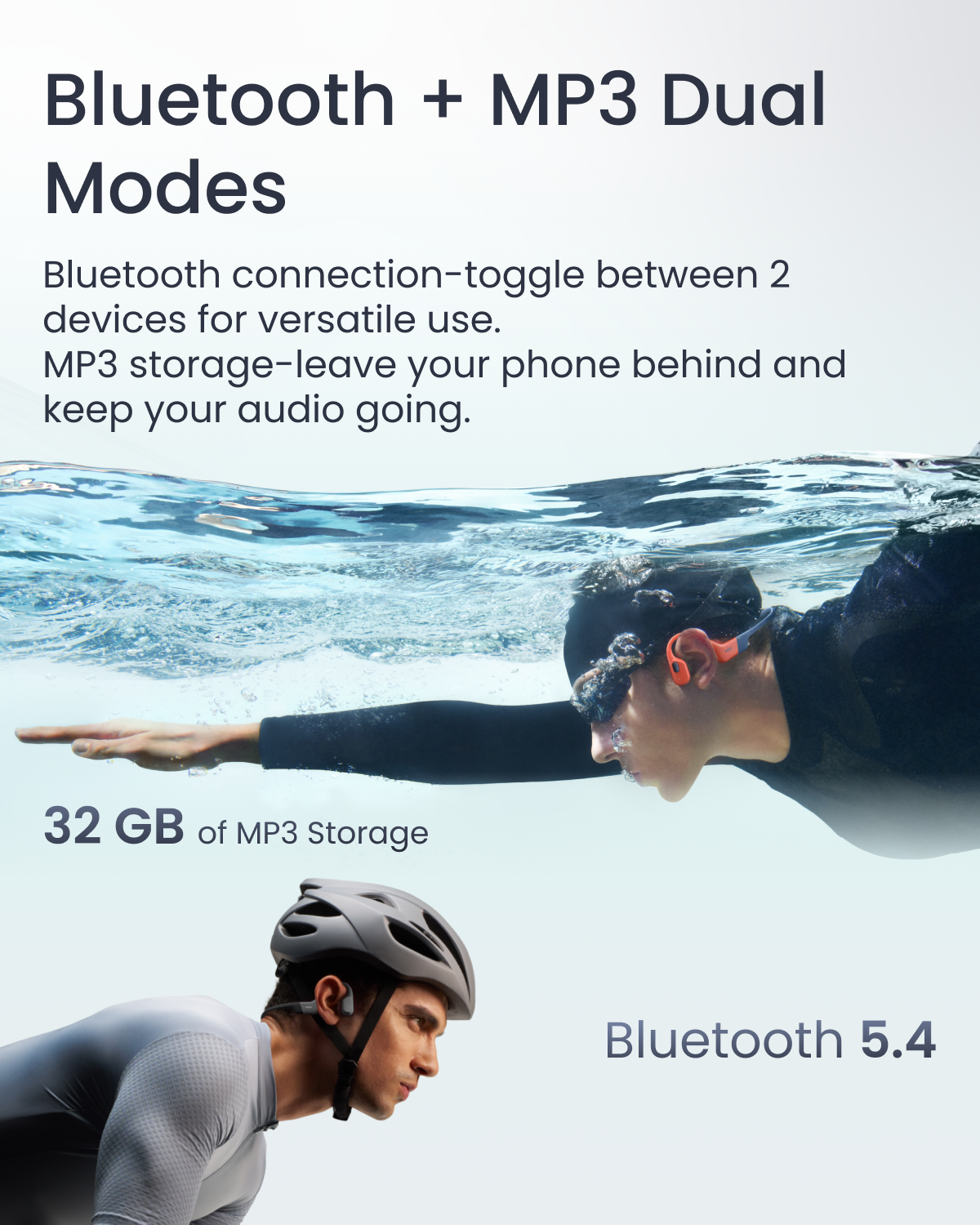 Shokz OpenSwim Pro Bone Conduction Bluetooth Headphones photo 5