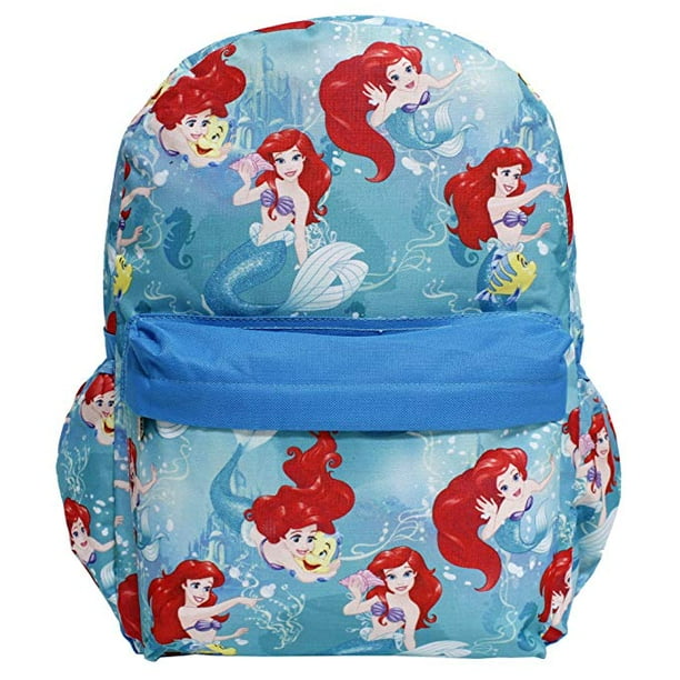 Ariel Backpack Disney Princess Mermaid Ariel Light Allover 16