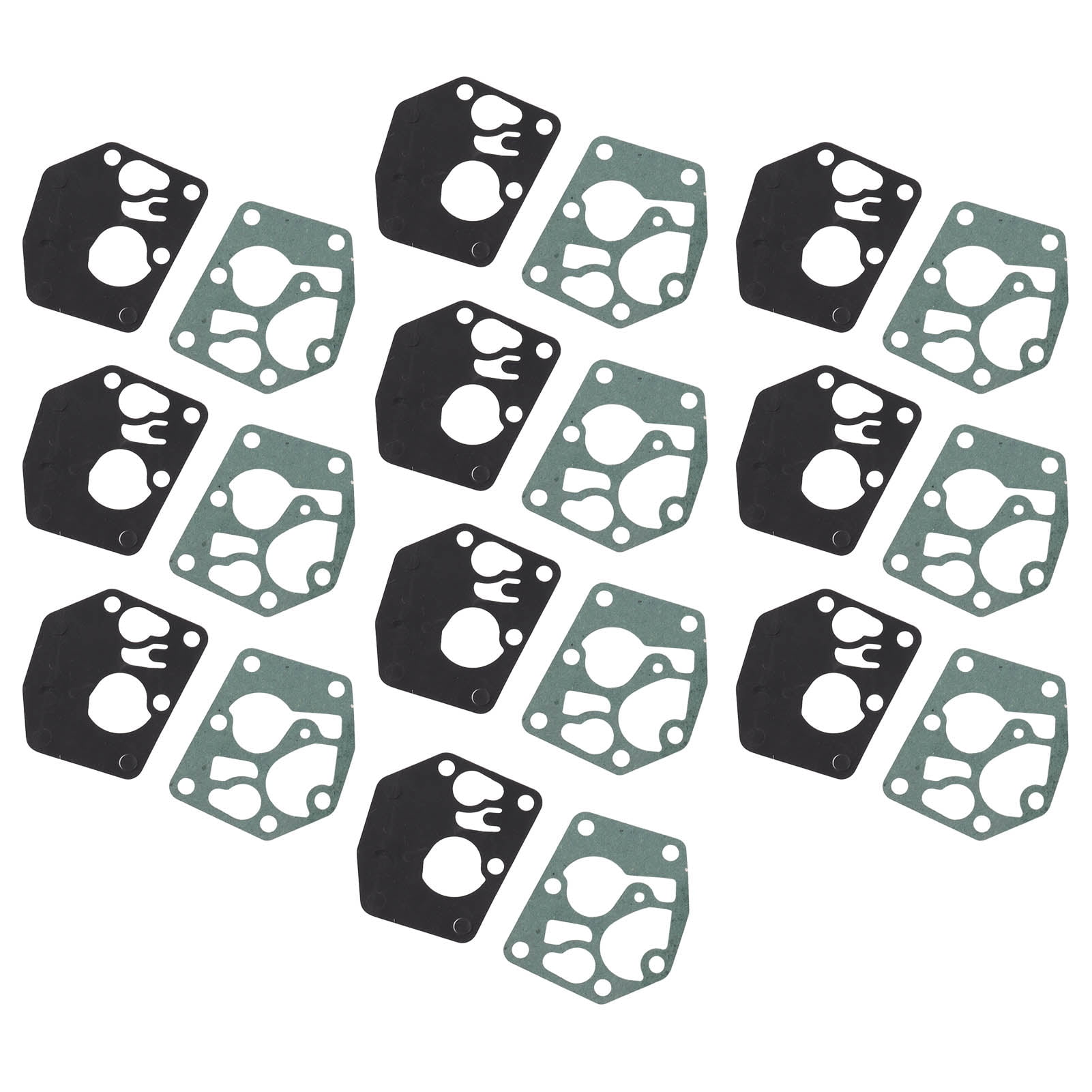 Carb Diaphragm Kit, 10 Set Perfect Replacement Carburetor Diaphragm
