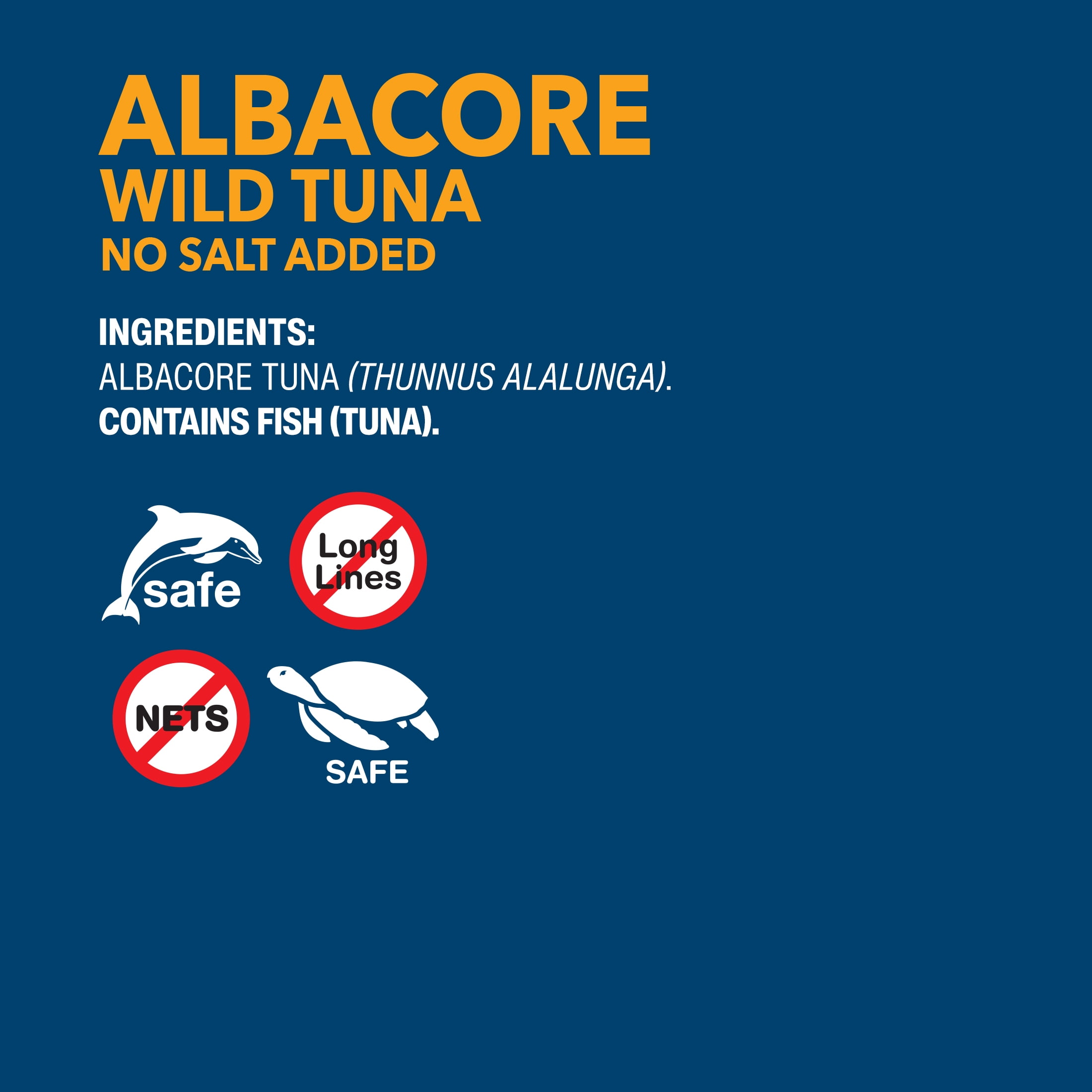 (4 pack) Wild Planet Albacore Wild Caught Tuna, No Salt Added, 3 oz Pouch