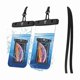 thumbnail image 1 of wonima02 Waterproof Pouch Phone Dry Bag Underwater Case for Samsung Galaxy S24 S23 S22 S21 S20 S10 S9 A15 A12 A32 A52 A02S A11 A21 A51 A71 Phone Pouch for Beach with Lanyard Neck Strap, Clear (2 Pack), 1 of 1
