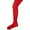 Red, variant on Girl's Classic Rib School Uniform Tights 1 Pair Pack