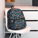 thumbnail image 5 of Fotbe Playful Foxes Forest Blues Mochila Ligera Casual para Laptop para Hombres y Mujeres, Mochila Impermeable de Uso Diario, Mochila para Universidad, 5 of 6