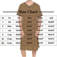 thumbnail image 2 of LONKITO Mens Nightgown Comfort Lounge Sleep Shirt Long Pajama Nightshirt Short Sleeve Nightshirts, 2 of 5
