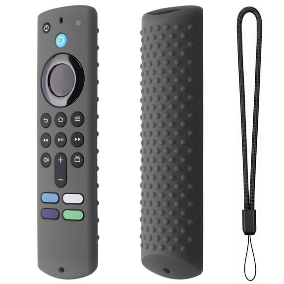 Non-slip Shockproof Soft Shell Anti-drop TV Accessories Silicone Cover Remote Controller Protector Protective Case Remote Control Skin GREY