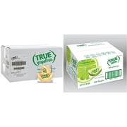 Angle View: True Grapefruit Bulk Pack, 500 Count, 2.10litres & TRUE LIME Water Enhancer, Bulk Pack (500 Packets) |For Water, Bottled Water & Recipes | Water Flavor Packets Made with Real Limes